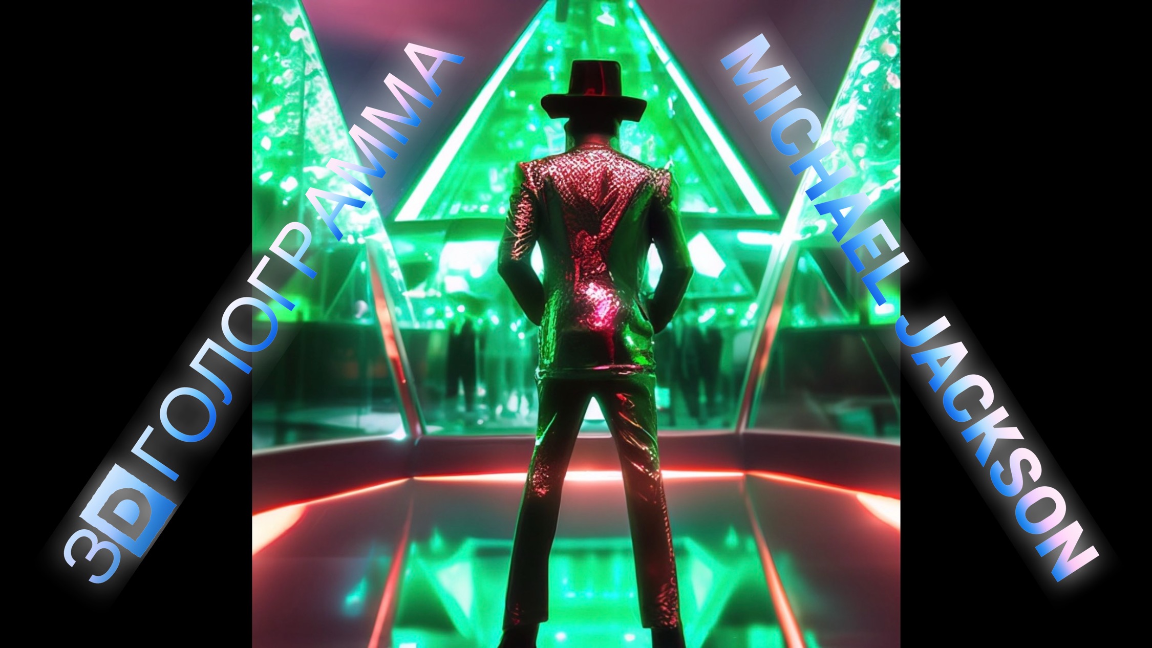 3D голограмма Michael Jackson #голограмма #hologram #3dhologram