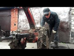 Как правильно отрегулировать плуг, чтобы мотоблок делал вспашку без рук.