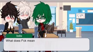 || The nerd || MHA || BakuDeku || Middle school Au || GC || Mafia Deku ||