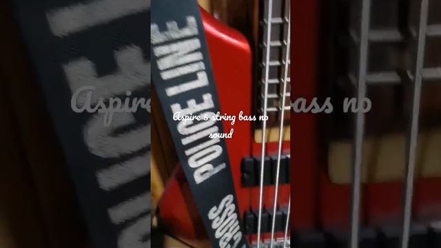 ASPIRE 5 STRINGS BASS NO SOUND DONE