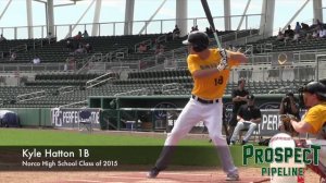 Kyle Hatton Prospect Video, 1B, Norco High School Class of 2015