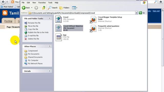 how to create blog in tamil Part - 7 working with templates Cont смотреть онлайн