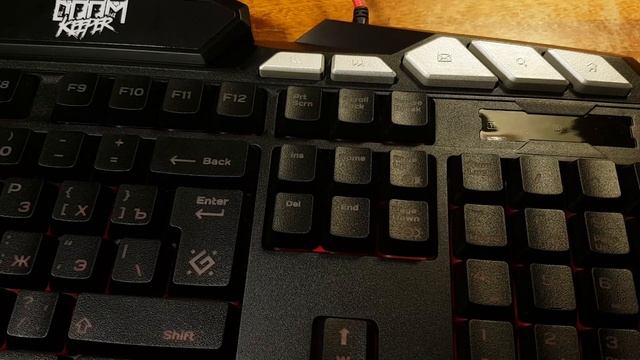 Обзор на бюджетную геймерскую клавиатуру Defender Doom Keeper GK 100DL