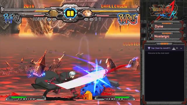 Guilty Gear XX Λccent Core Plus R Stream (8/19/17) смотреть онлайн