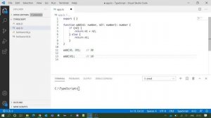 TypeScript Tutorial | Functions : Optional & Default Parameters