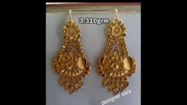 trending new gold earring design ll sonar kaner dul ll смотреть онлайн