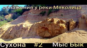 Сухона. Мыс Бык. обнажения у реки Мяколица. поход 2024 г Июнь.