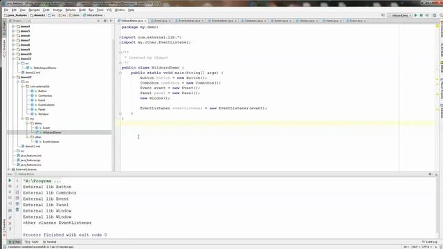 Java. Особенность 12. Wildcard import. смотреть онлайн