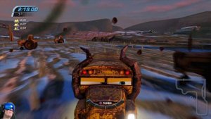 Miss Fritter Tractor Tipping Frank Combine Harvester Cars 3