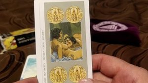 Таро Декамерон. Четверка пентаклей.