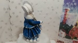 Ватная Игрушка Снегурочка (обзор)