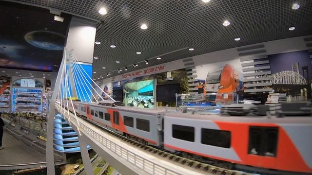 Макет в музее РЖД январь 2023 смотреть онлайн