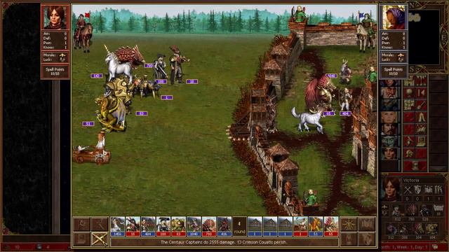 Heroes 3 COMBAT One year growth Rampart was attacked by Factory HoTA v1.7 смотреть онлайн