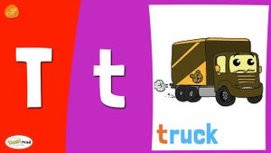 Letter T Practice - Phonics and Vocabulary - Kids Learning & Children's Learning