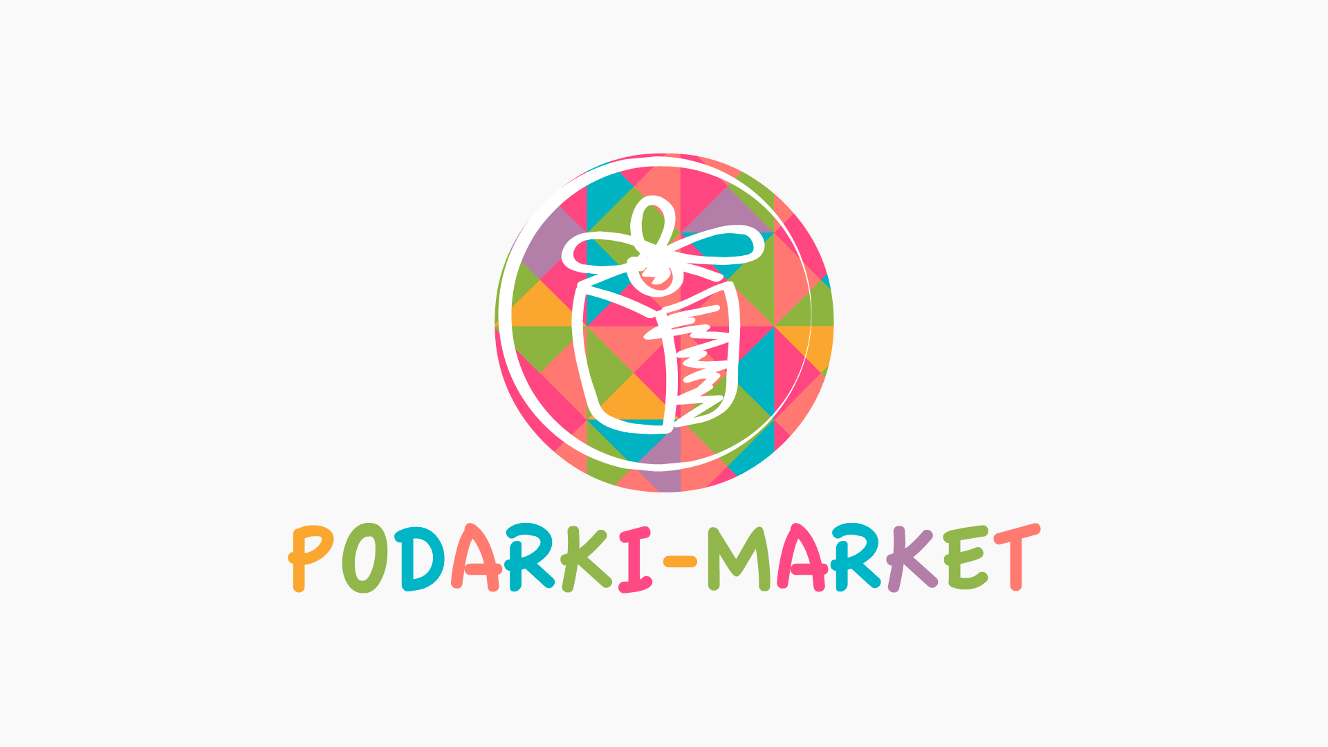 Анимация логотипа "PODARKI-MARKET"