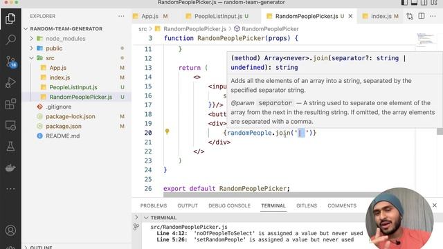 The Random Team Generator | The Perfect Beginner React Project смотреть онлайн