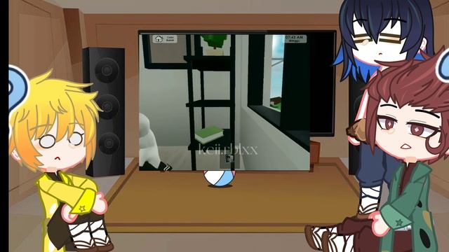 Kamaboko Squad React To Roblox || Short || смотреть онлайн