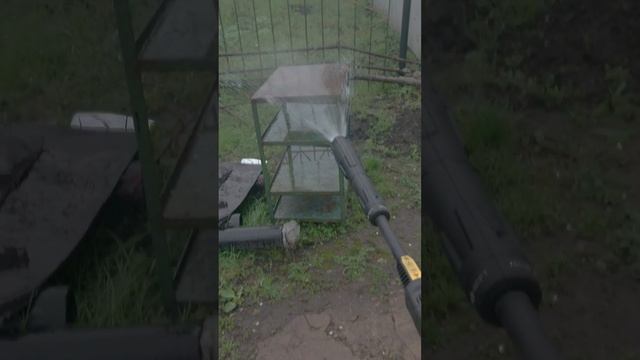 Работа  струйной трубки  Karcher Vario Power VP 145 и грязевой фрезы Karcher DB 145