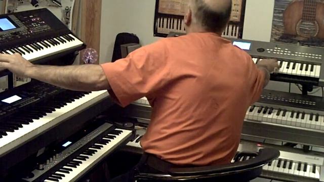 KORG mar & YAMAHA mox8-mm6(Gilles Ch inconscient dreamers) смотреть онлайн