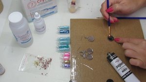 Серьги своими руками из эпоксидной смолы!