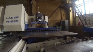 Координатная пробивка металла на BZKU