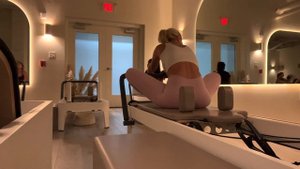 living as a "pink pilates princess" for the whole day