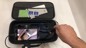 Автомобильный эндоскоп с поворотной камерой