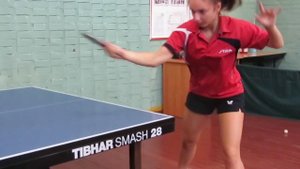 Изучаем топ-спин слева