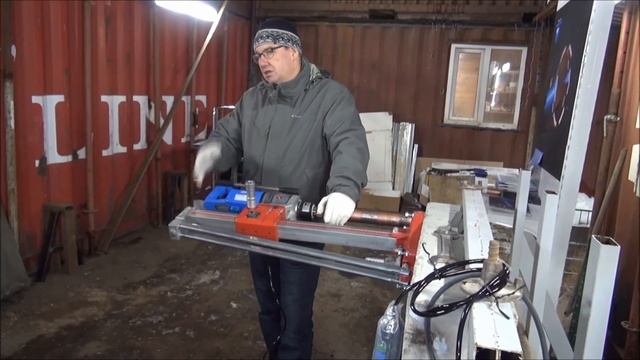 Российская технология. Скоростное алмазное сверление железобетона без воды.