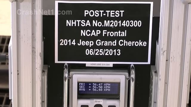 2014 Jeep Grand Cherokee | Frontal Crash Test Documentation by NHTSA | CrashNet1 смотреть онлайн