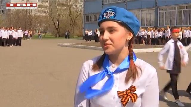 Строевая подготовка в школе №56.