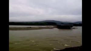 Лазовский район река смыла часть моста