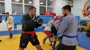 Боевое самбо. Спарринги в нашем зале. Подготовка к мастерскому турниру по боевому самбо.