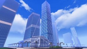 Москва сити в майнкрафте