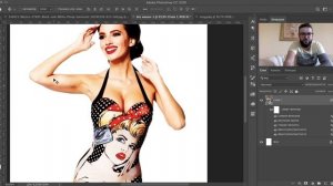 РЕТРО ПОСТЕР В СТИЛЕ PIN-UP В ADOBE PHOTOSHOP CC