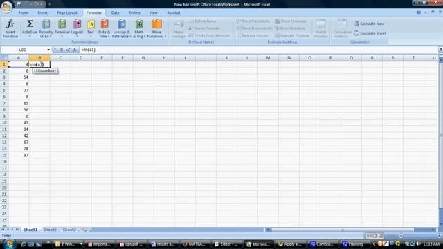 Find log of multiple values in Micrsoft excel.wmv смотреть онлайн