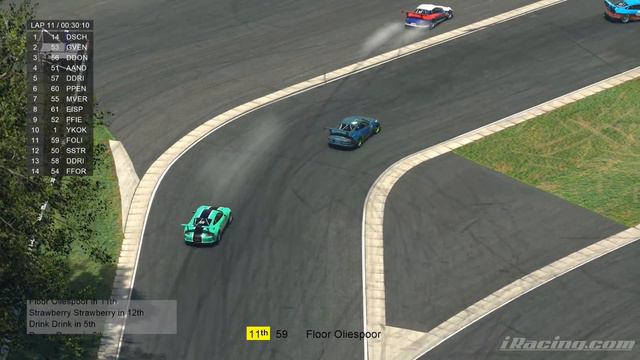 [ Having fun at the West Bend ] iRacing | NL Iracing Porsche 911 gt3 cup | Race 7