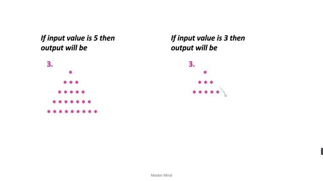Star Pattern in Python #3