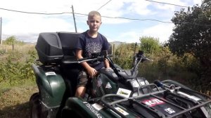 Обзор на Yamaha Grizzly 700 от школьника