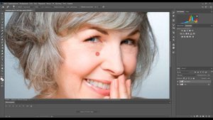 урок быстрое удаление морщин в фотошопе
