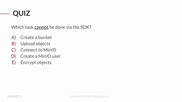 MinIO for Developers - Session 11: Quiz and Summary Sessions 8-12 смотреть онлайн