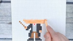 Как нарисовать Гарри Поттера (How to draw Harry Potter) Большие рисунки по клеточкам / Лайк АРТ