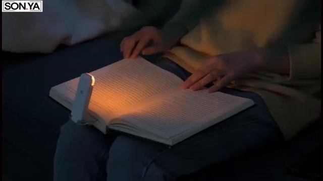 Фонарик на прищепке для чтения книг в темноте. Как сохранить зрение при чтении.
