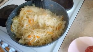 Тушеная капуста с фаршем. Вкусно и просто