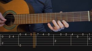 Merry Go Round of Life - Howl's Moving Castle (Simple Guitar Tab)