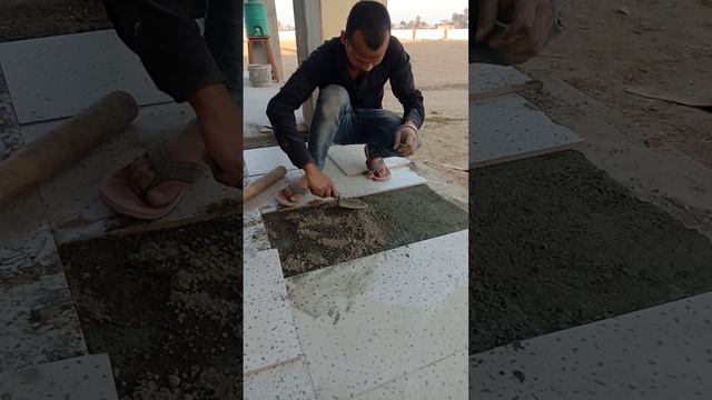 #parking floor tiles installation #sorts video #youtube