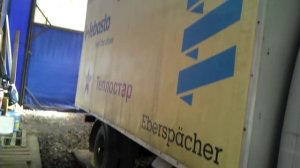 Подогрев двигателя воздушным автономным отопителем.