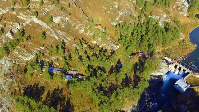 Чемальская ГЭС на реке Чемал на Алтае смотреть онлайн