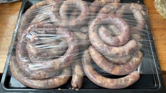 Домашняя колбаса с чесноком. УКРАИНСКАЯ колбаска.
