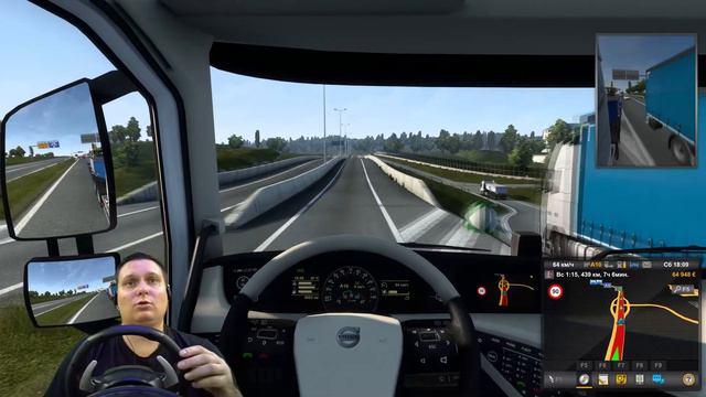 Подкаст за рулем в Euro Truck Simulator 2 - "Поездка в Крым на Машине". Симулятор грузовика. смотреть онлайн